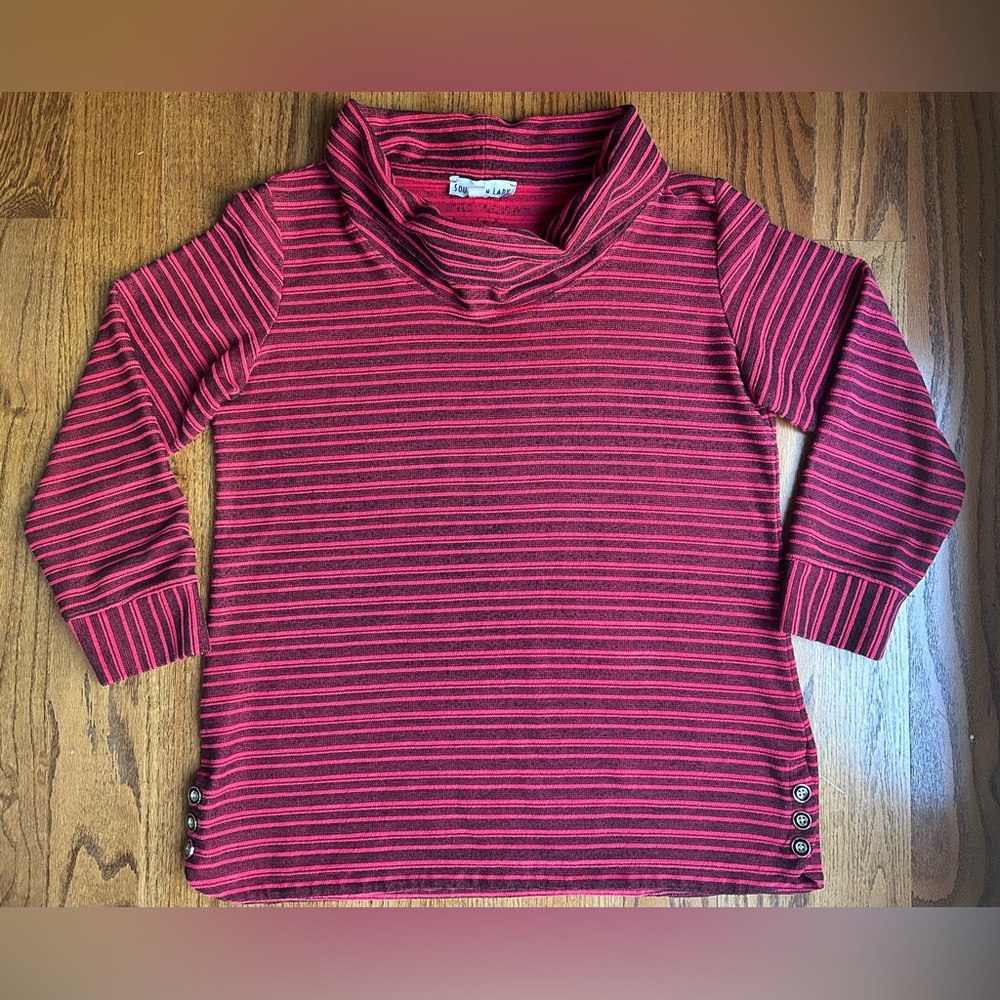 Southern Lady High Neck Long Sleeve Women’s Top